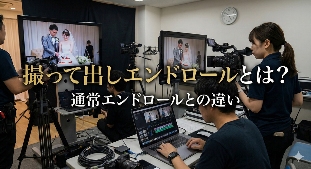 撮って出しエンドロールとは？通常エンドロールとの違い